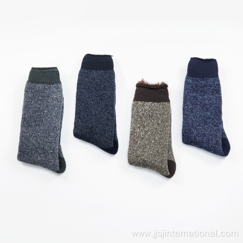 Custom lined fleece thickened men's socks